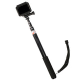 Selfie Stick ausziehbar 4 Sektionen 28-90cm für Actioncams wie GoPro