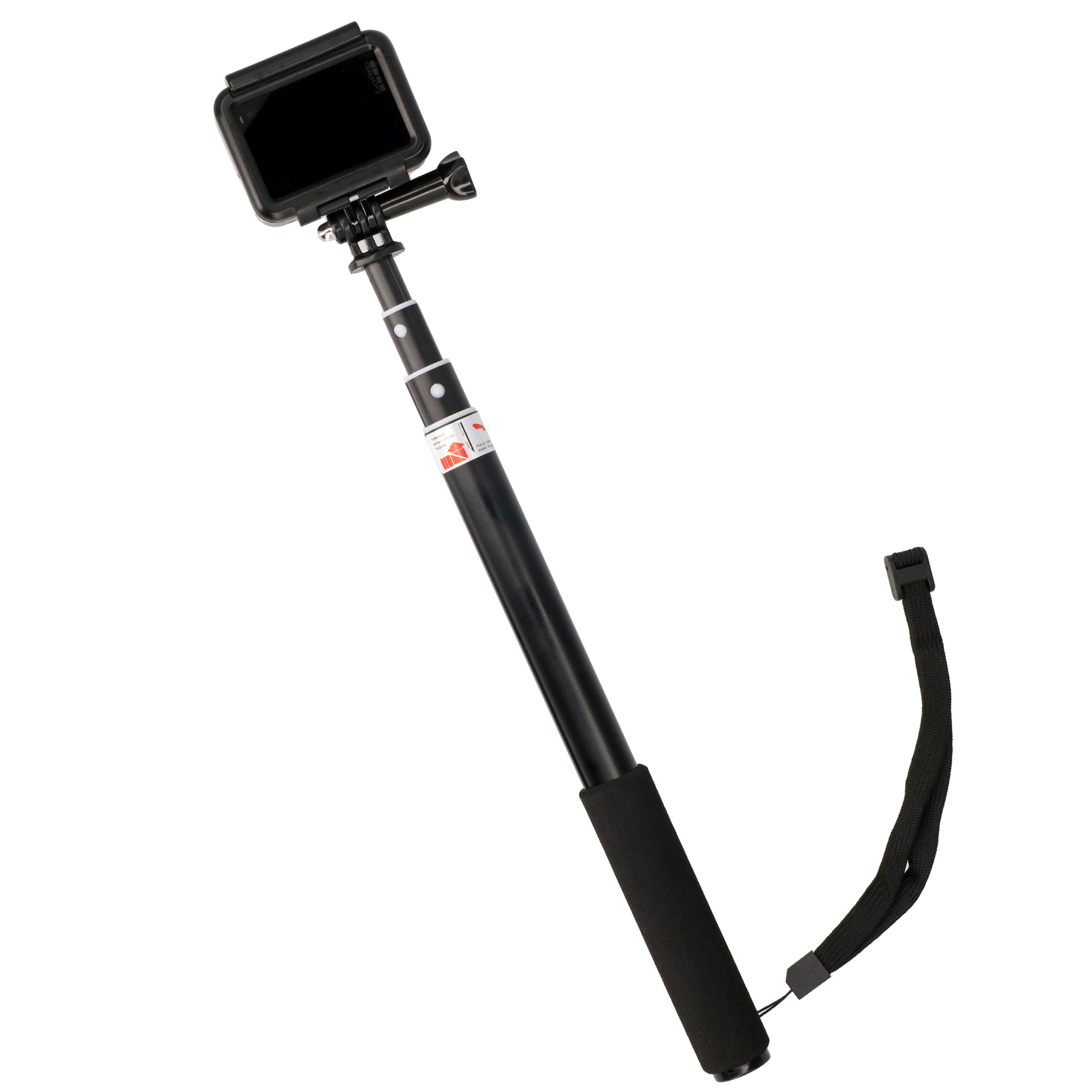 Selfie Stick ausziehbar 4 Sektionen 28-90cm für Actioncams wie GoPro