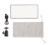 ayex LED Videoleuchte USB perfekte Ausleuchtung von Portraits Produktbildern Dimmbar 3200-5600k 200 LED-Perlen