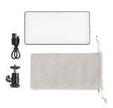 ayex LED Videoleuchte USB perfekte Ausleuchtung von Portraits Produktbildern Dimmbar 3200-5600k 200 LED-Perlen