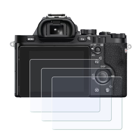 Display-Schutzglas für Sony Alpha A7, A7R, A7S – 0,3 mm 9H gehärtetes Glas 3 Stück