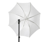Studio-Durchlichtschirm 101cm 40" - innen & aussen weiß