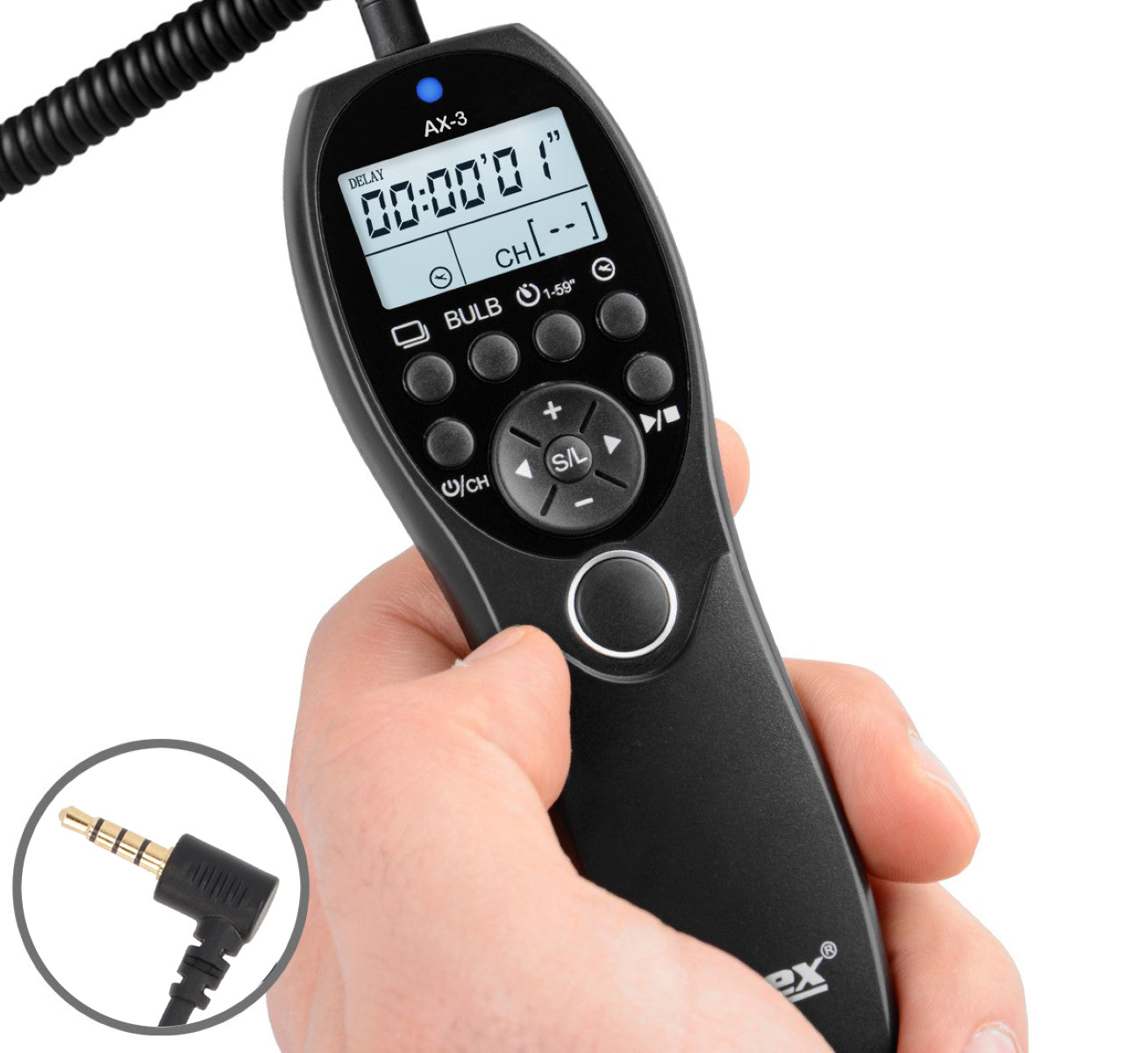 Timer Fernauslöser AX-3 DC3 Nikon Z50 II Z5 II Intervallauslöser Timelapse Bulb Serienaufnahme