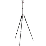 JUSINO Vielseitiges Karbon Tripod mit Monopod-Funktion bis 158cm 8kg + Kugelkopf TK-2535C FGS-30