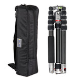 JUSINO Vielseitiges Karbon Tripod mit Monopod-Funktion bis 158cm 8kg + Kugelkopf TK-2535C FGS-30