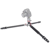 JUSINO Leichtes Karbon Tripod Monopod mit Kugelkopf bis 160cm 12kg FGS-30 TK-254C