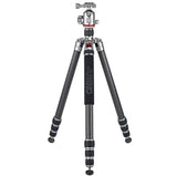 JUSINO Karbon Traveller Tripod mit Kugelkopf Monopod-Funktion bis 171,5cm 15kg TK-284C FGS-36