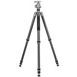 JUSINO Karbon Traveller Tripod mit Kugelkopf Monopod-Funktion bis 171,5cm 15kg TK-284C FGS-36
