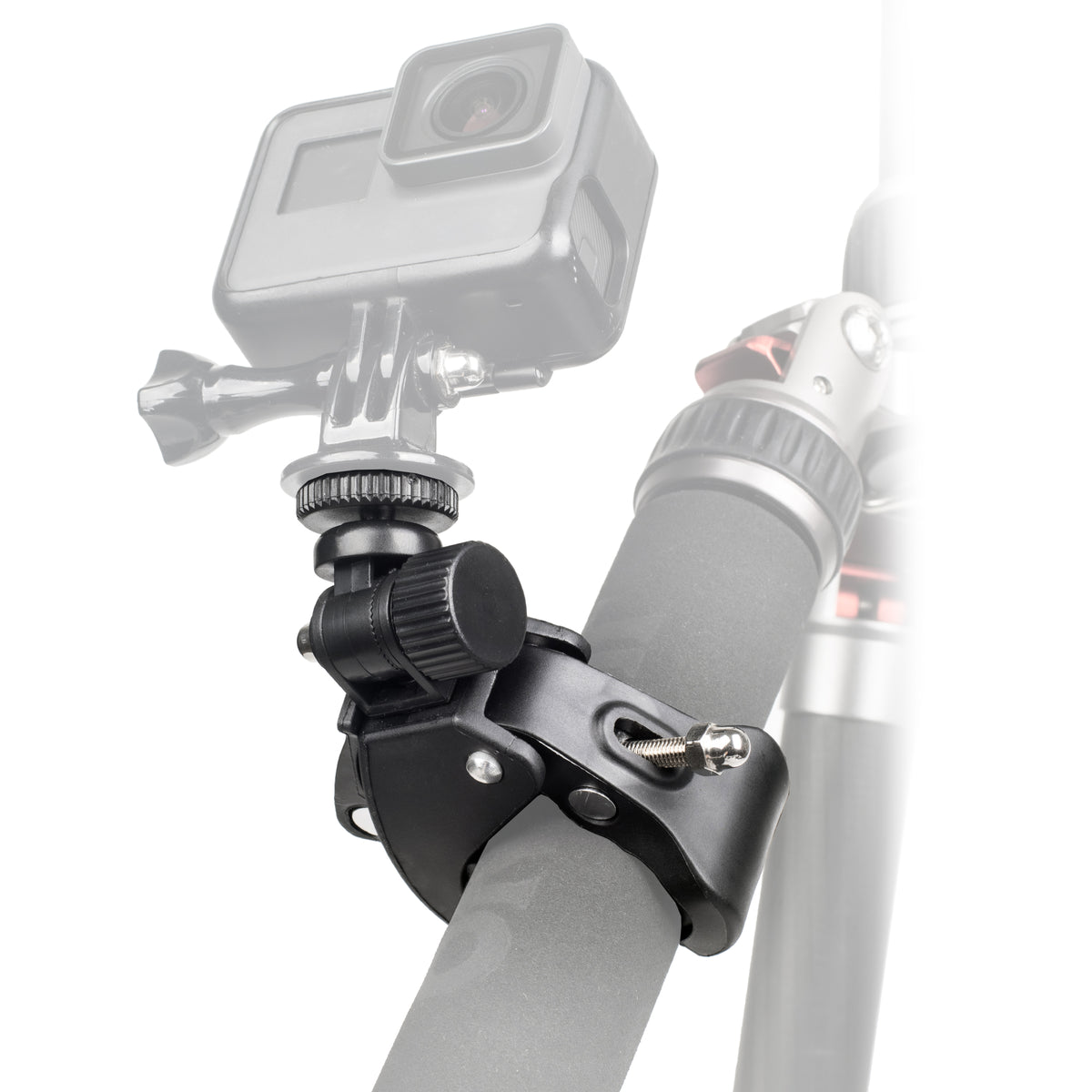 ayex Universal Stativklemme neigbarer 1/4 Zoll Mount Schraubzwinge gummierte Kontaktflächen