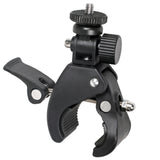 ayex Universal Stativklemme neigbarer 1/4 Zoll Mount Schraubzwinge gummierte Kontaktflächen