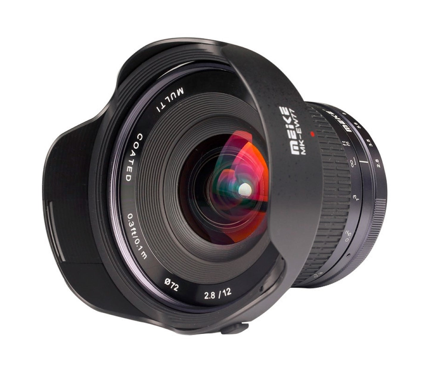 Ultra-Weitwinkelobjektiv MK-12mm-F/2.8 für Micro 4/3 (Olympus und Panasonic Lumix)