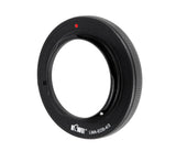 Objektivadapter für Canon EF Objektive an Olympus E System mit 4/3 Bajonett
