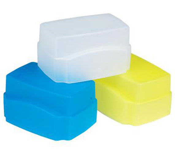 Blitz Diffusor 3 Farben für Canon 430EX 430EXII BGW