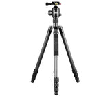 Traveller Stativset Tripod/Monopod JUSINO TK-254 mit robustem Kugelkopf BS-40