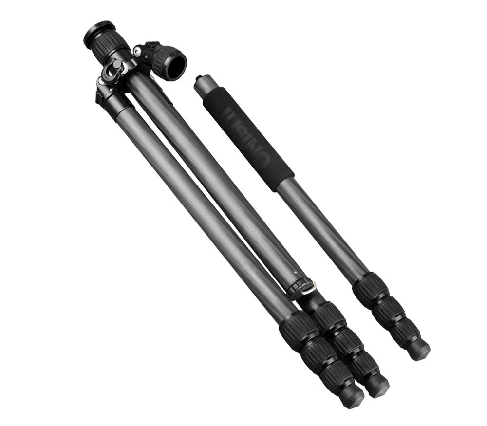Traveller Stativset leichtes Tripod/Monopod JUSINO TK-254 mit Kugelkopf BT-02