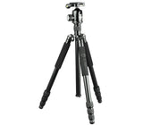 Traveller Stativset Tripod/Monopod JUSINO TK-254 mit robustem Kugelkopf BS-40