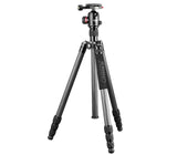 Traveller Stativset leichtes Tripod/Monopod JUSINO TK-254 mit Kugelkopf BT-02