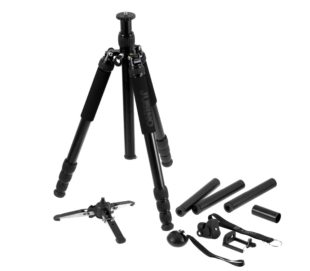 JUSINO TKQ-284 Systemstativ – wandelbares Reisestativ mit Monopod & Tischstativ