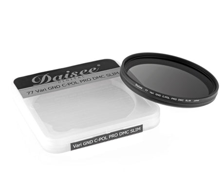 Daisee Variable ND-8 / CPL Kombi Filter 77mm, 8-fach vergütet Slim