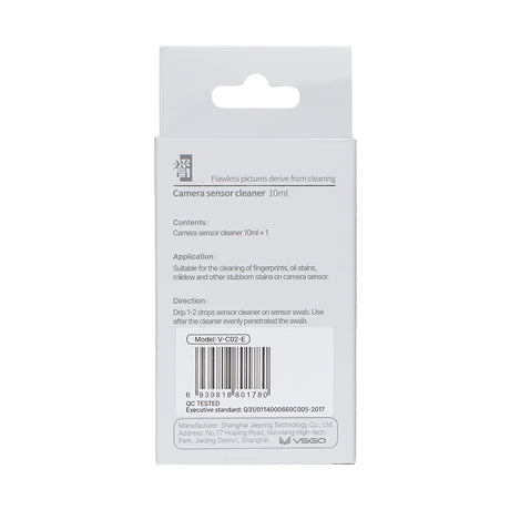 VSGO Sensor Cleaner 10ml Reinigungsflüssigkeit für Kamerasensoren
