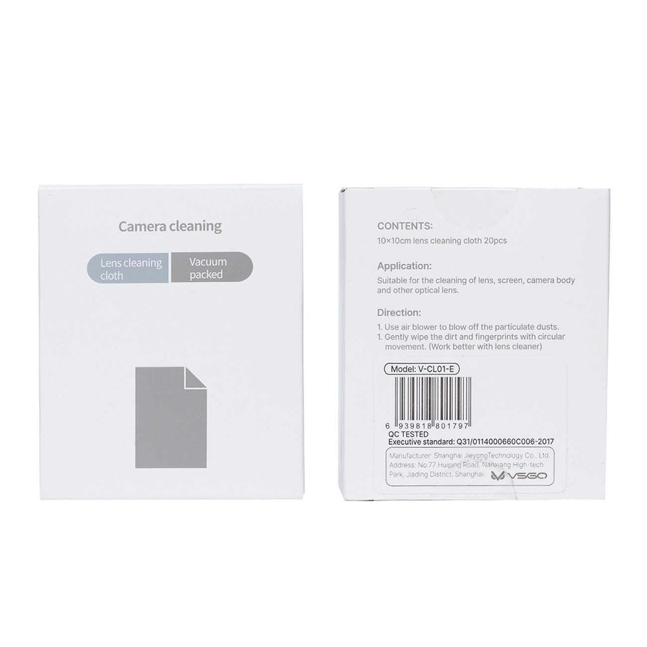 VSGO Mikrofasertücher 20er Set zur Reinigung von Kamera, Objektiv & Display