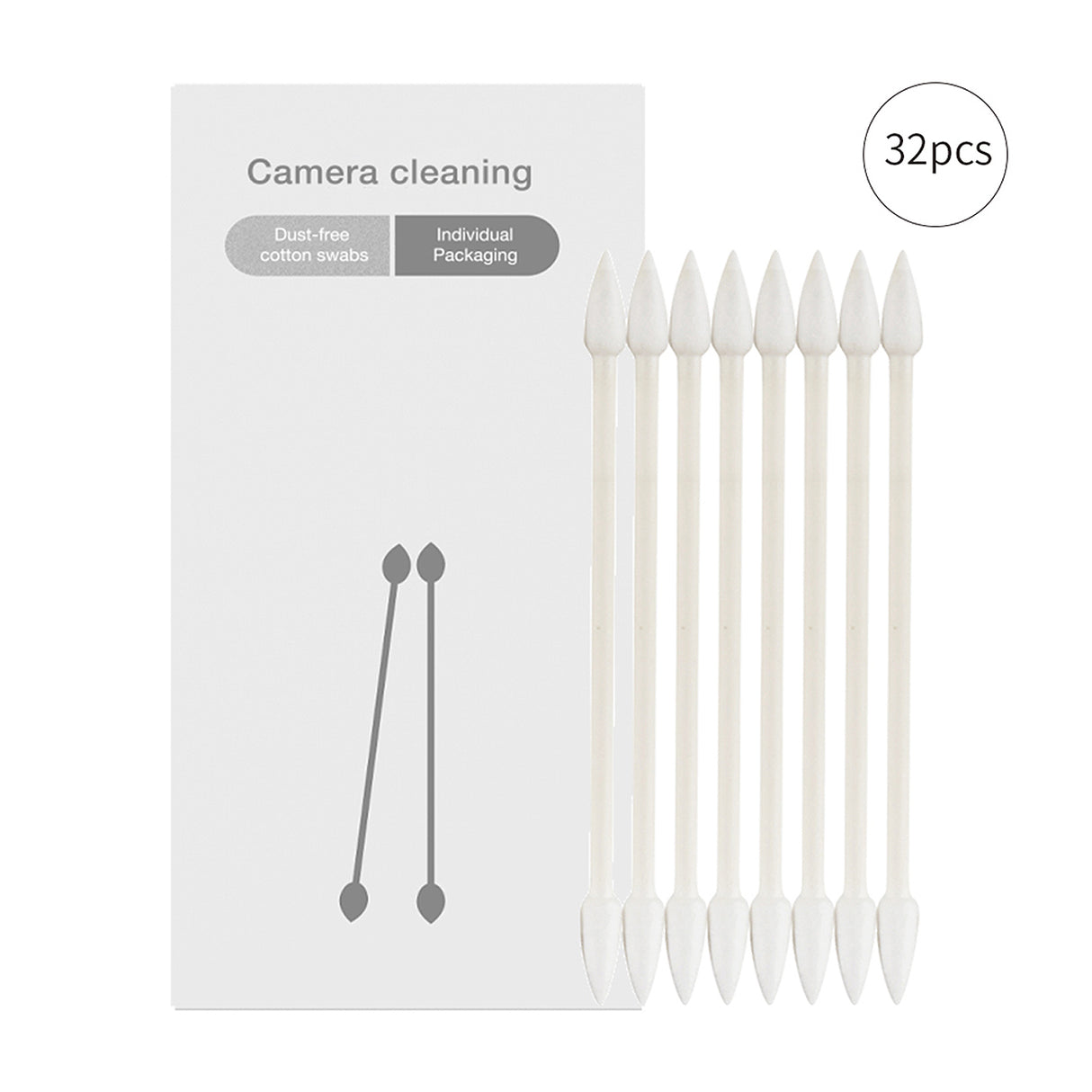 Baumwoll-Reinigungstäbchen Staubfreie Swabs für Kamera & Sensor