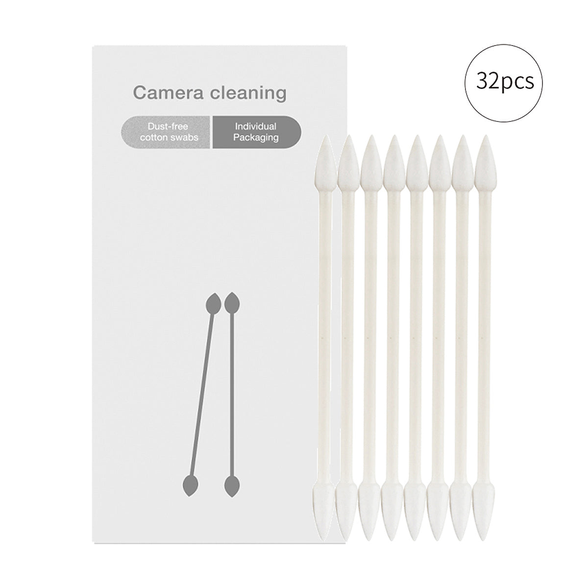 Baumwoll-Reinigungstäbchen Staubfreie Swabs für Kamera & Sensor