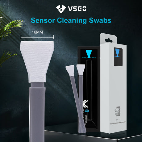 VSGO Sensor Reinigungsswabs 12 Stück für APS-C Kameras
