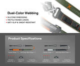 VSGO Black Snipe Urban Kamera-Gurt (Q-Black) mit Quick-Release Anti-Twist & Handgurt-Set