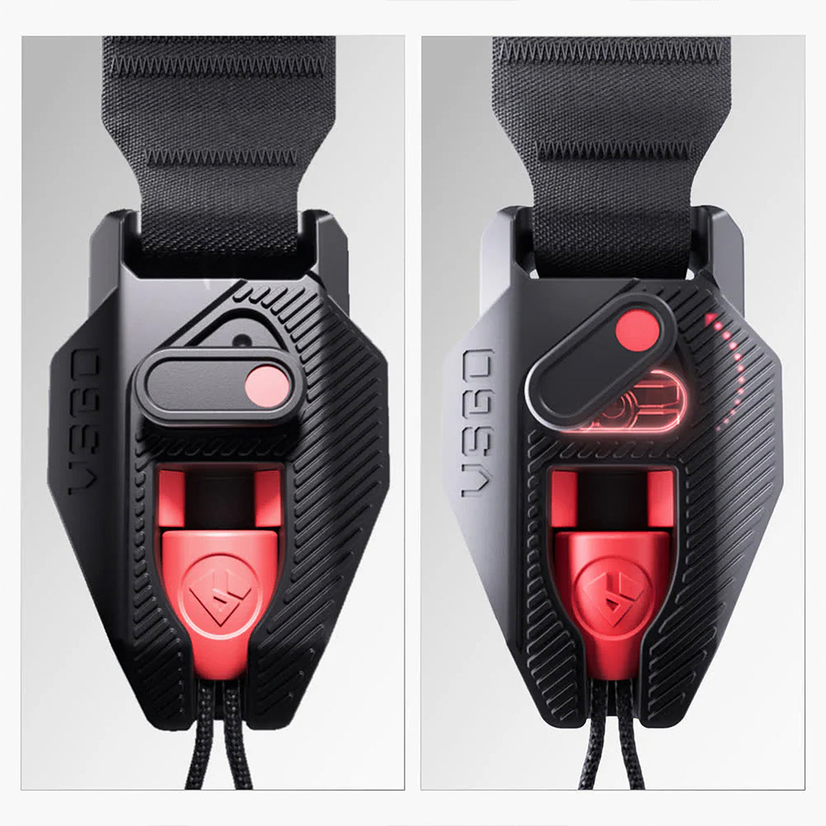 VSGO Black Snipe Urban Kamera-Gurt (Q-Black) mit Quick-Release Anti-Twist & Handgurt-Set