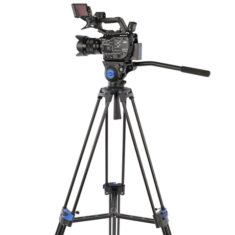 ayex Video Stativ mit Video Kopf Robustes Stativ für professionelle Aufnahmen