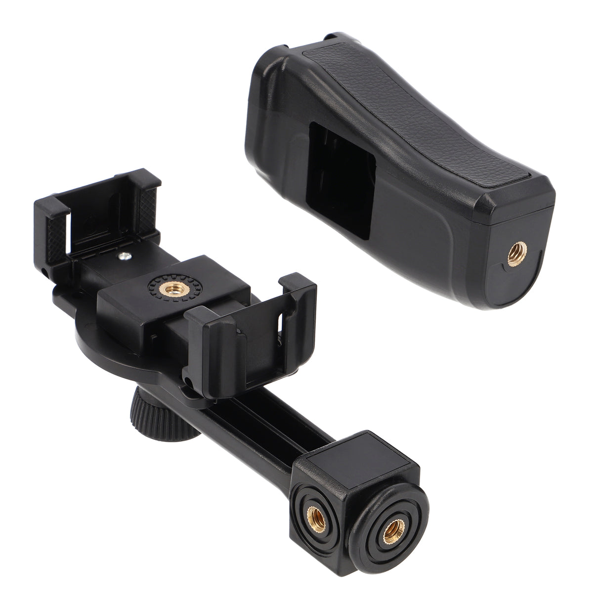 Magnetischer Smartphone Vlogging-Grip mit Bluetooth-Fernauslöser, Stativ- & Cold-Shoe-Anschluss