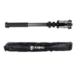 JUSINO Carbon Monopod mit Standspinne Clipverschlüsse bis 12kg 177cm VM-361EC
