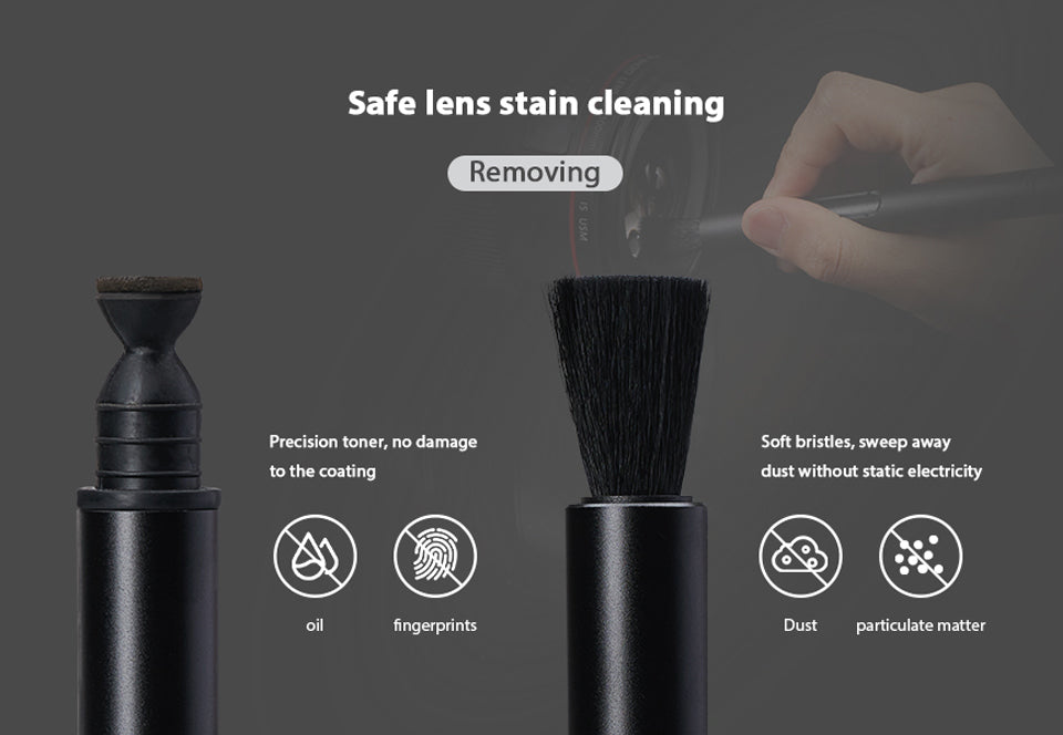 VSGO Professionelles Kamera-Reinigungsset mit Tasche Blasebalg Reinigungsstift & Spray VS-A3E