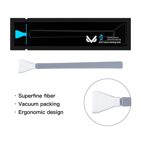 VSGO Sensor Reinigungskit für APS-C Kameras inkl. Flüssigkeit & Swabs