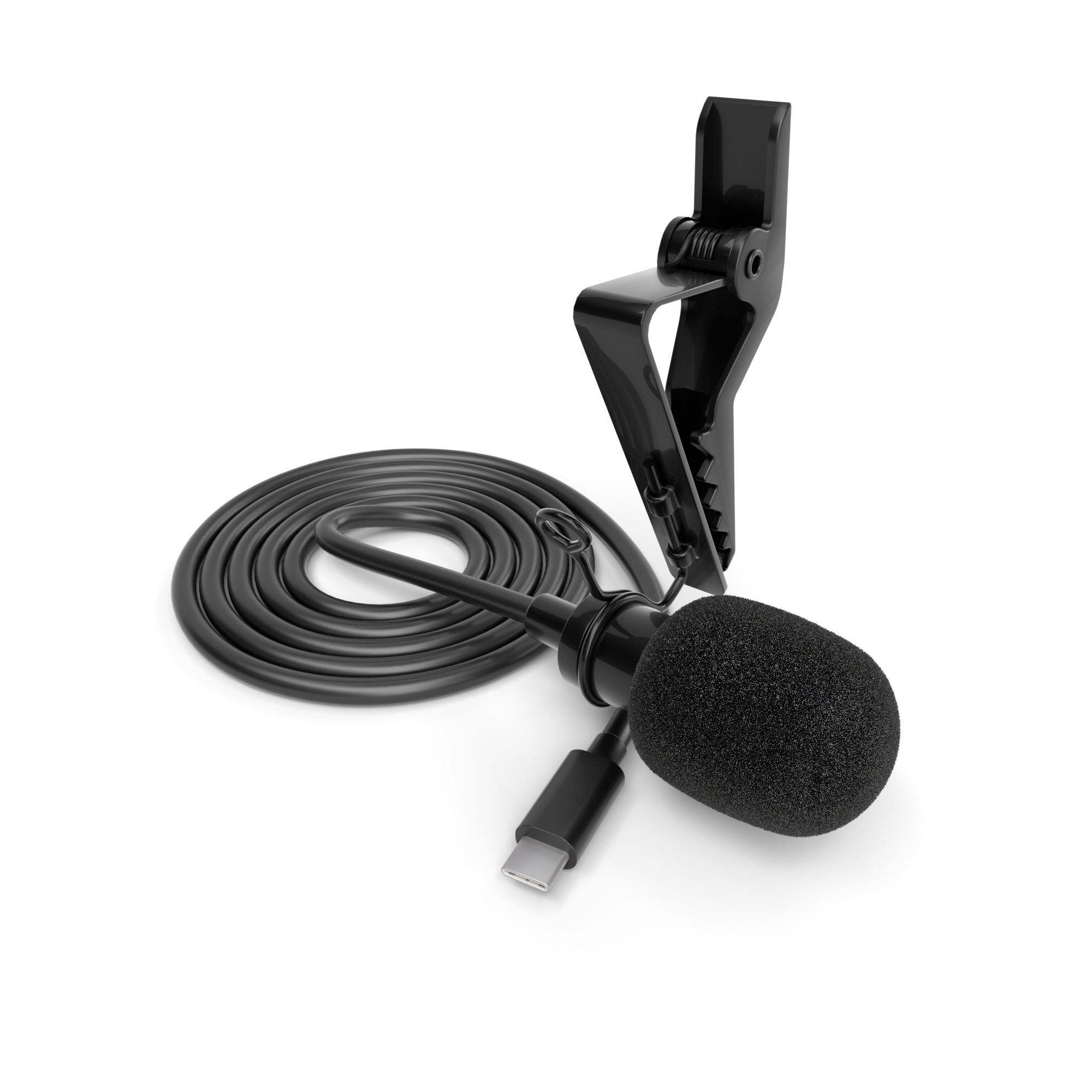 ayex Lavalier-Mikrofon mit Type-C z.B. für Android-Geräte und PCs perfekt für Interviews, Livestreams LV-1