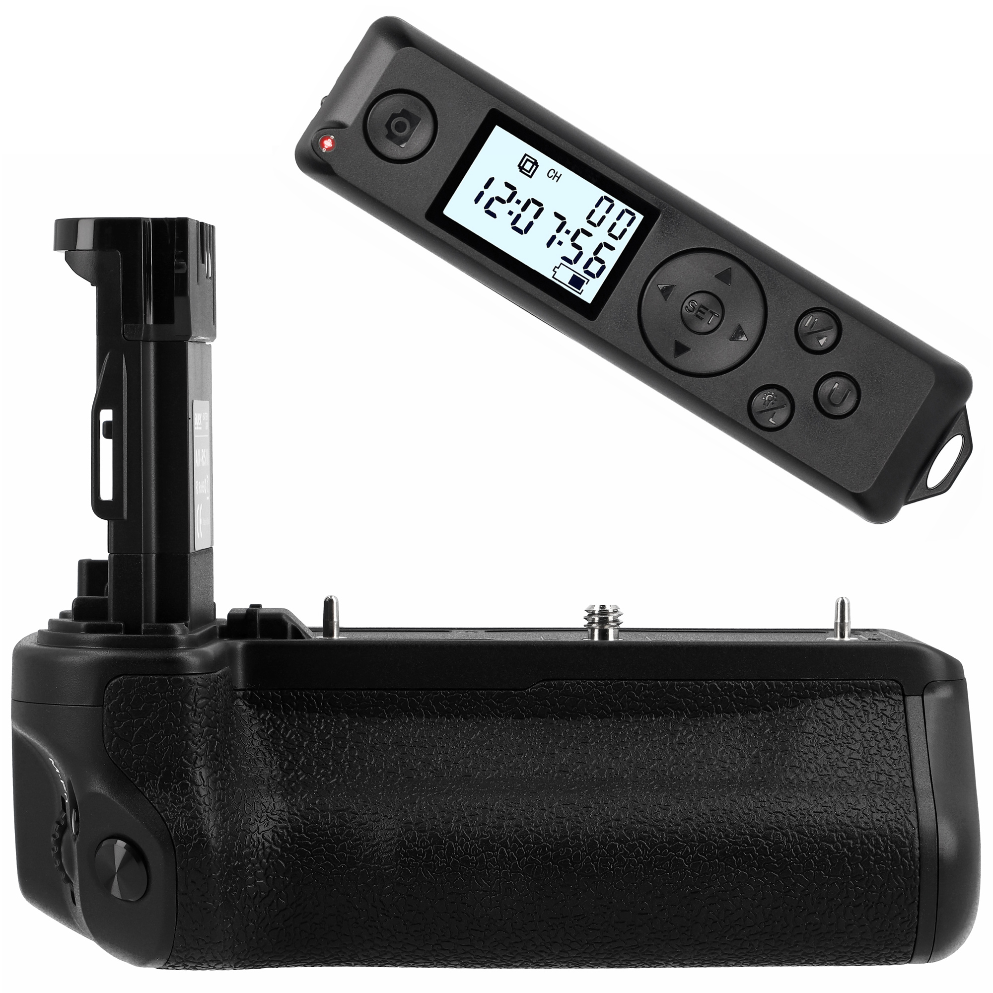 Batteriegriff für Canon R5 II ersetzt BG-R20 mit Timer-Fernauslöser Hochformatgriff