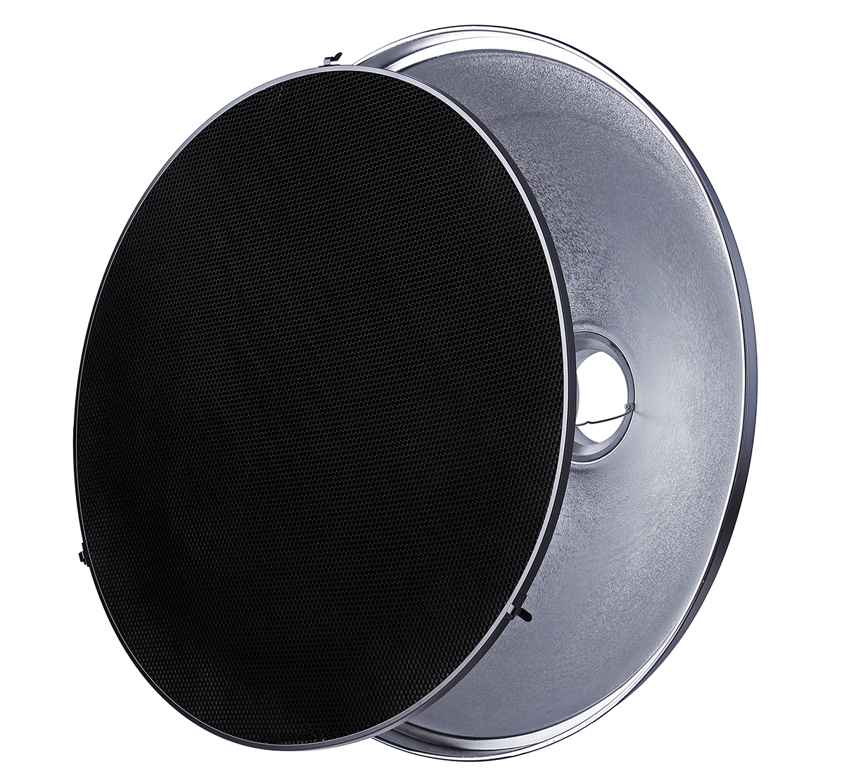 ayex Beauty Dish Lichtformer für Bowens 70cm mit Wabenvorsatz und Diffusor