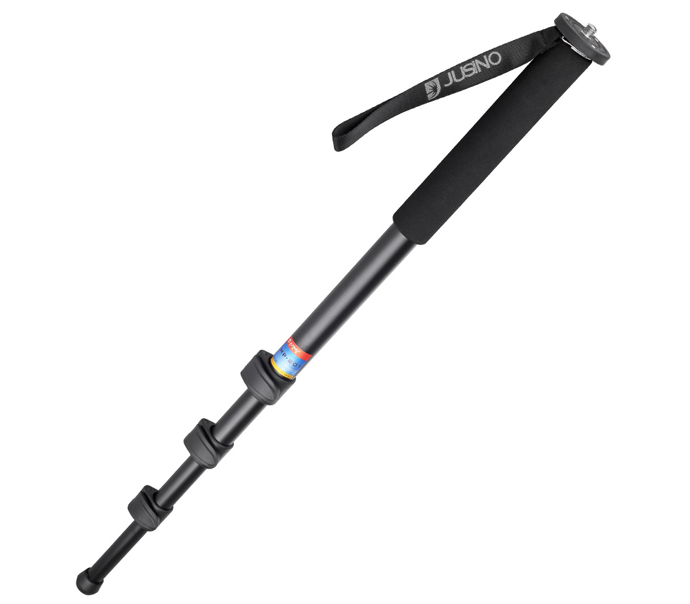 Einbeinstativ JUSINO MP-S01 Monopod aus Aluminium mit fliplock