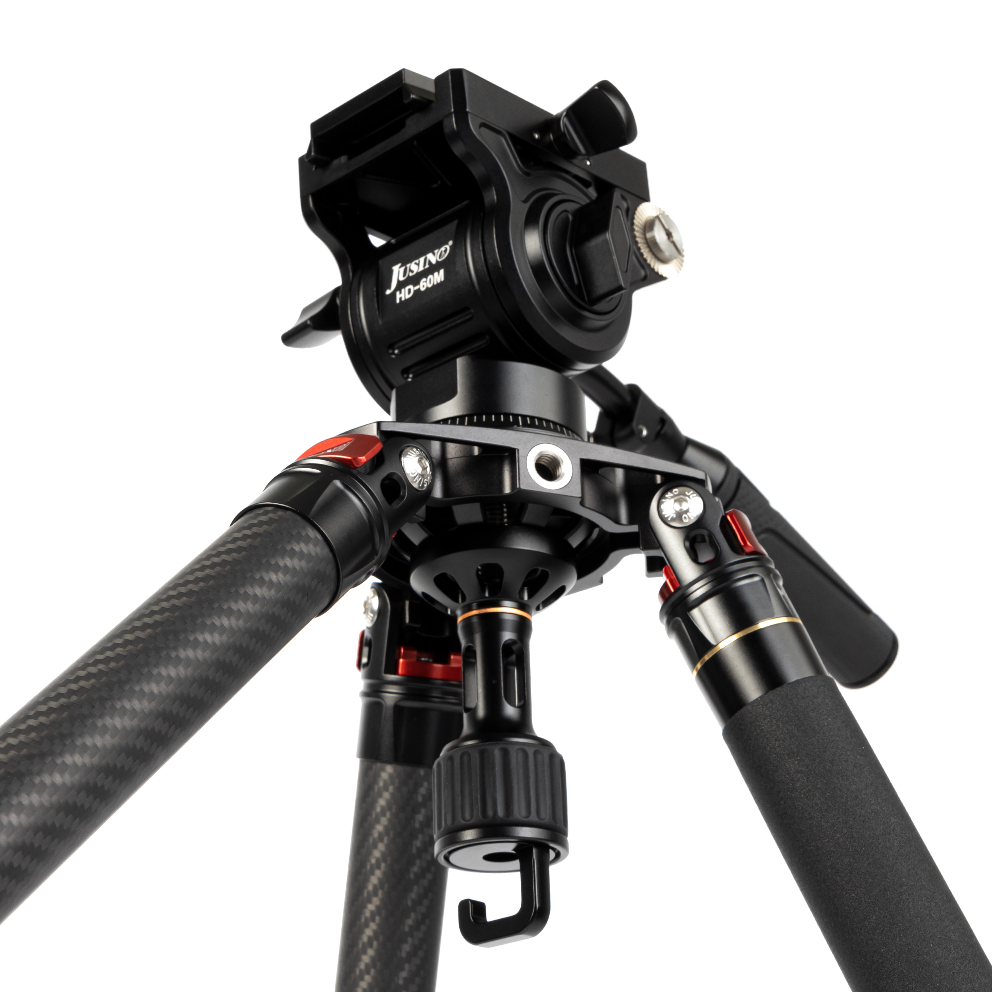 JUSINO Karbon Profi Videostativ & Kugelkopf Perfekt für Vogelaufnahmen 152,5cm 18Kg belastbar JUSINO Karbon Profi Videostativ & Kugelkopf Perfekt für Vogelaufnahmen 152,5cm 18Kg belastbar