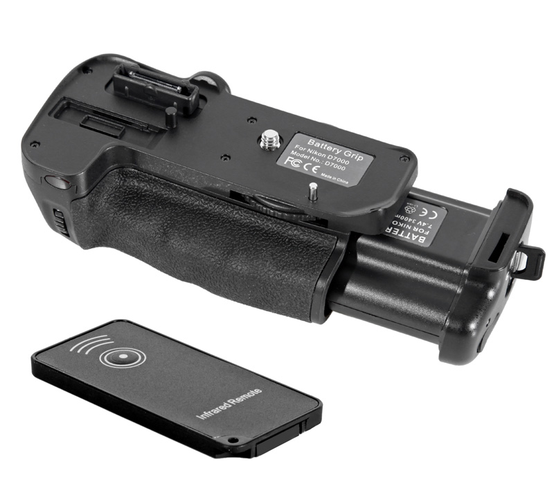 Batteriegriff Meike für Nikon D7000 mit Infrarot Fernauslöser inkl. EN-EL15 Akkublock