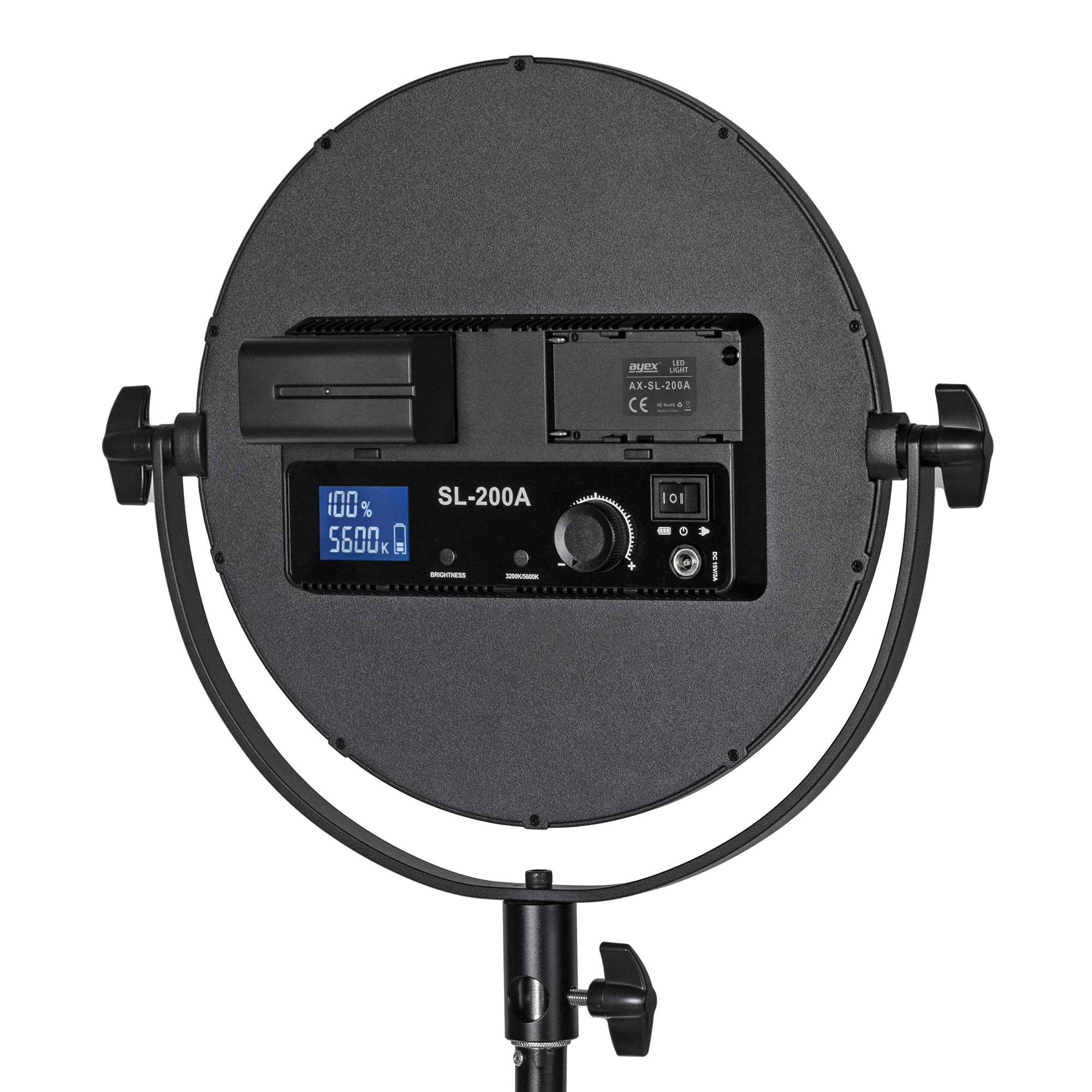 ayex LED Softlight Videolicht warme und kalte Farbtemparaturen Vielseitige LED-Videoleuchte für Perfekte Porträtaufnahmen Dimmbar 360° Schwenkbar 3200-5600k Inklusive Tragetasche ayex LED Softlight Videolicht warme und kalte Farbtemparaturen Vielseitige LED-Videoleuchte für Perfekte Porträtaufnahmen Dimmbar 360° Schwenkbar 3200-5600k Inklusive Tragetasche