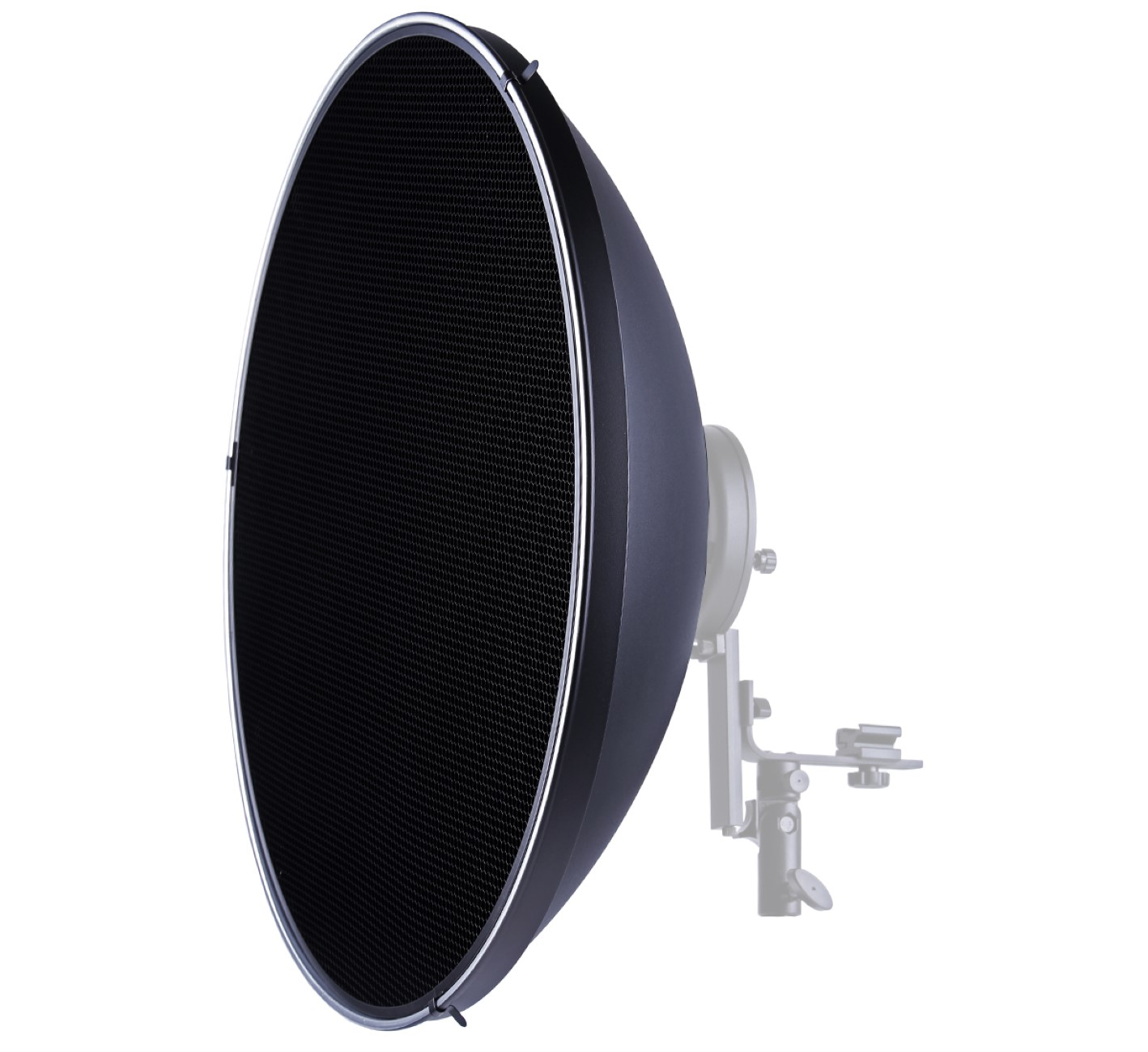 ayex Beauty Dish Lichtformer für Bowens 55cm mit Wabenvorsatz und Diffusor