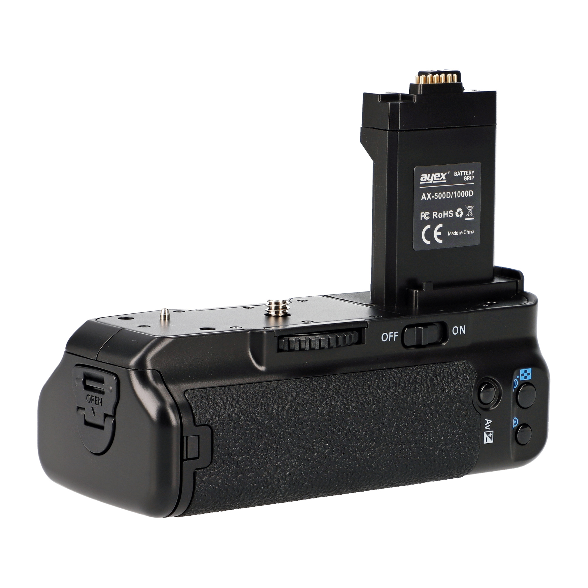 Batteriegriff für Canon EOS 1000D 500D 450D wie BG-E5 Optimal für Hochformat Batteriegriff für Canon EOS 1000D 500D 450D wie BG-E5 Optimal für Hochformat