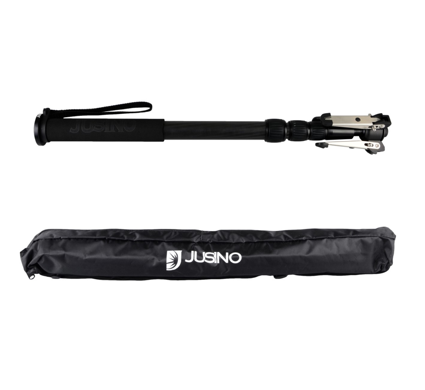 JUSINO Carbon-Monopod mit Dreibein-Stativfuß VM-361C