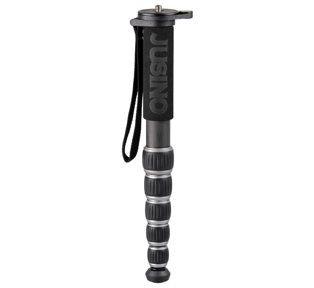 JUSINO MP-326C Robustes leichtes Karbon-Monopod mit 6 Segmenten, bis 140cm Höhe