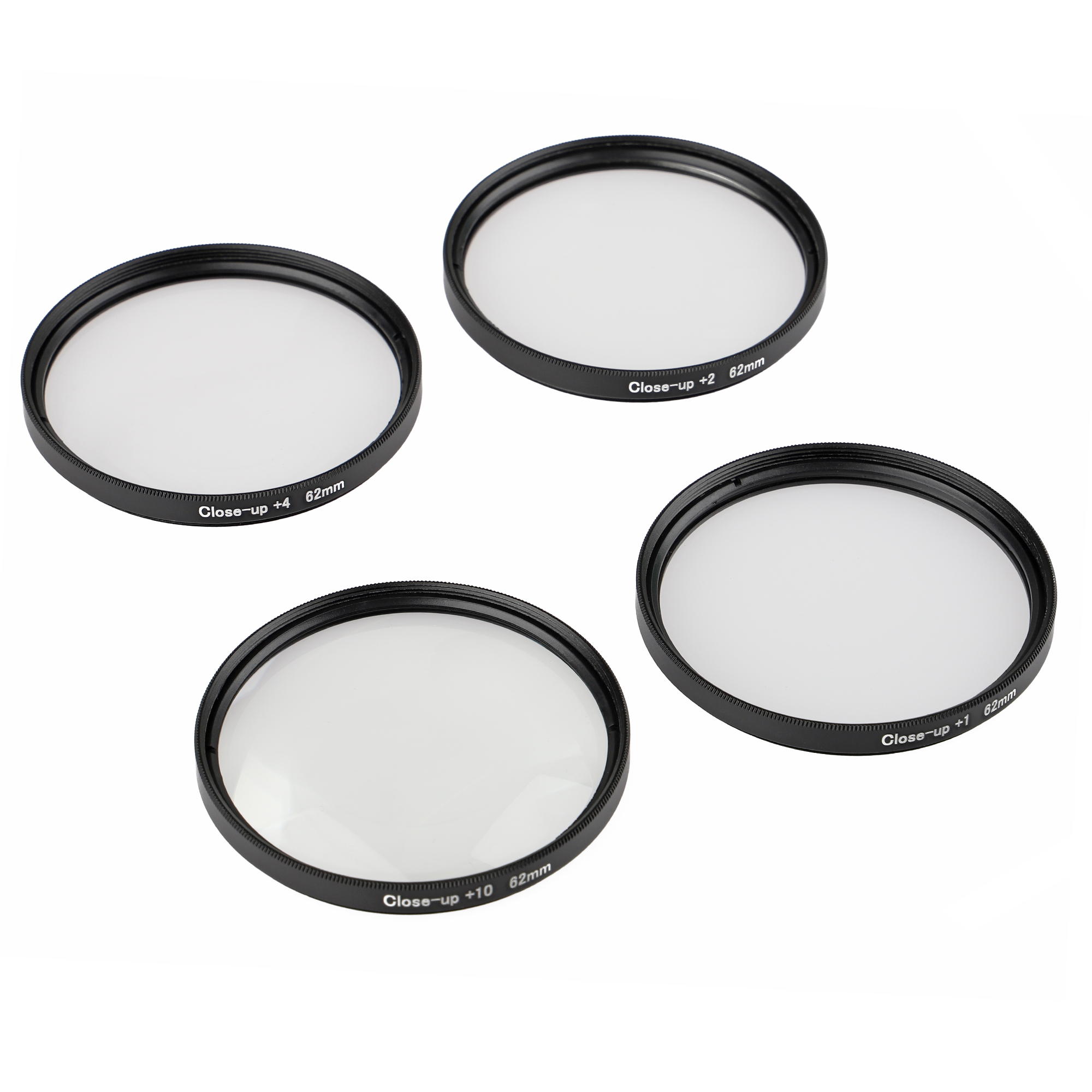 ayex Close up Makro Linsen Set 62mm
 - 4 teilig (+1, +2, +4, +10)