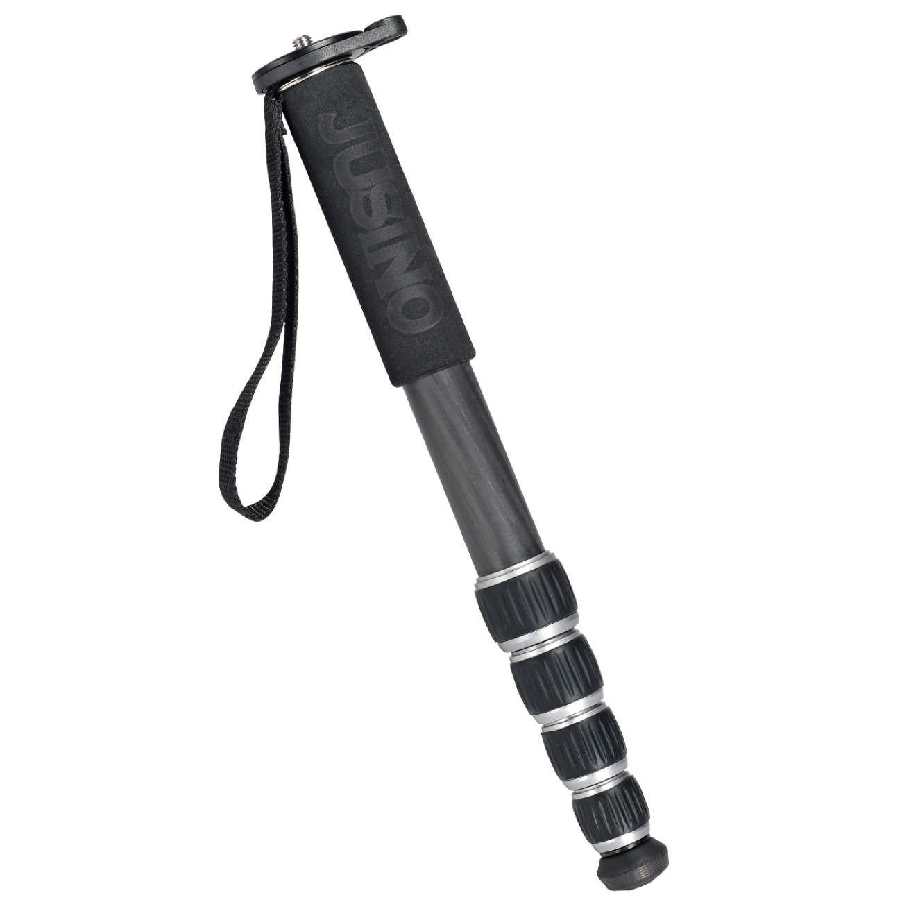 JUSINO MP-325C Robustes leichtes Karbon-Monopod mit 5 Segmenten, bis 140cm Höhe