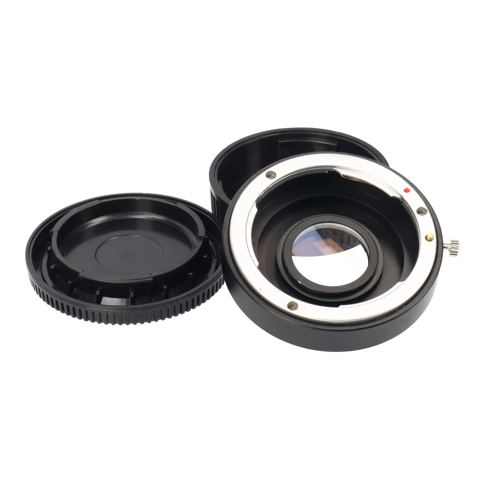 Objektivadapter für Nikon-Objektive an Pentax PK + Korrekturlinse