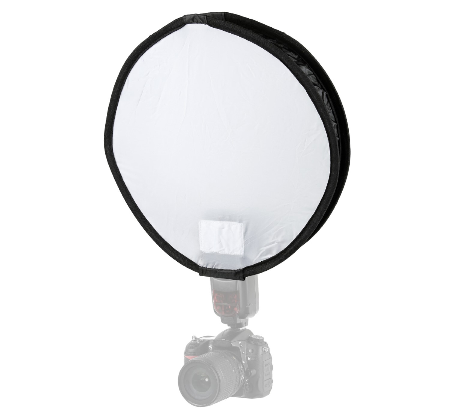 ayex Leichte faltbare Blitz-Softbox, Diffusor für Systemblitze (40cm Ø, rund)